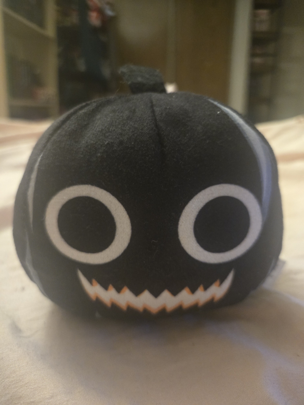 Black Pumpkin Kids with Cute Spooky Face